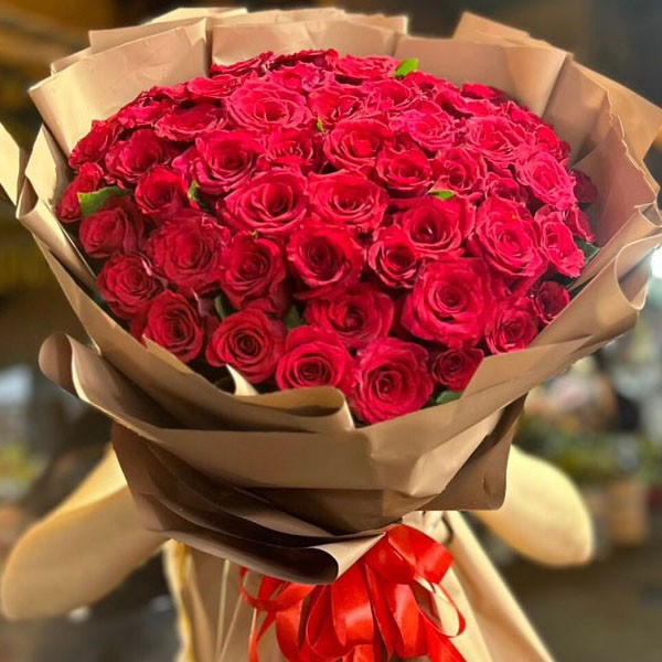  Bó hoa hồng đỏ - 606 